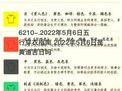 2022年5月6日五行穿衣指南 2022年5月6日是黄道吉日吗